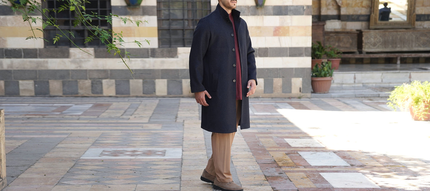 High Collar Wool Jubba
