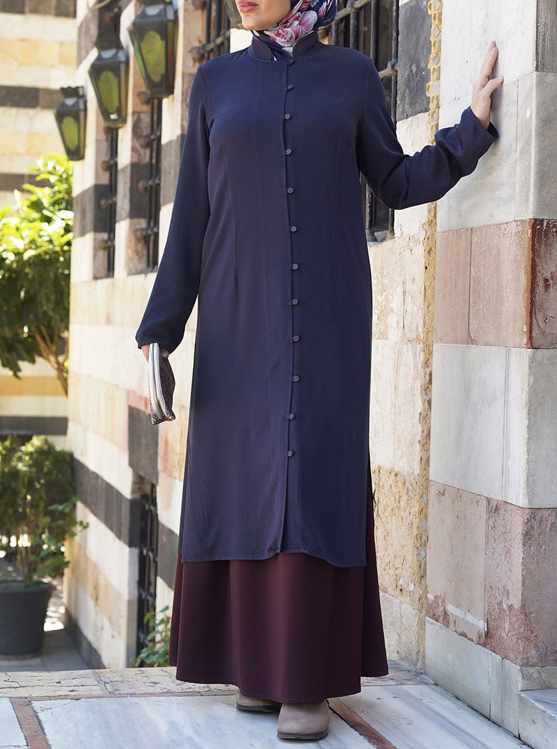 Twill Rayon Seem Tunic