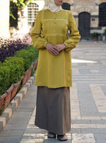 Lace and Pleated Blouse