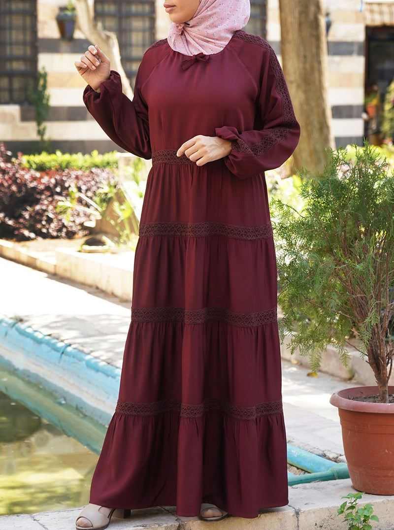 Sakura Lace Maxi Dress