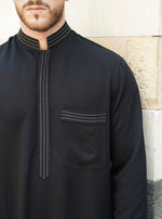 Topstitched Soft Fabric Thobe
