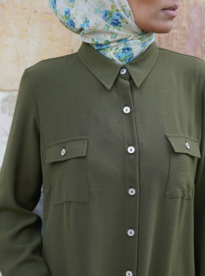Dipped Hem Tunic
