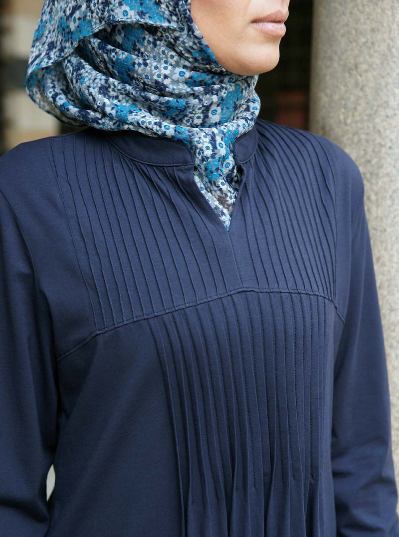 Pintucked and Pleated Blouse