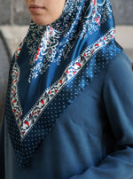 Vintage Satin Square Hijab