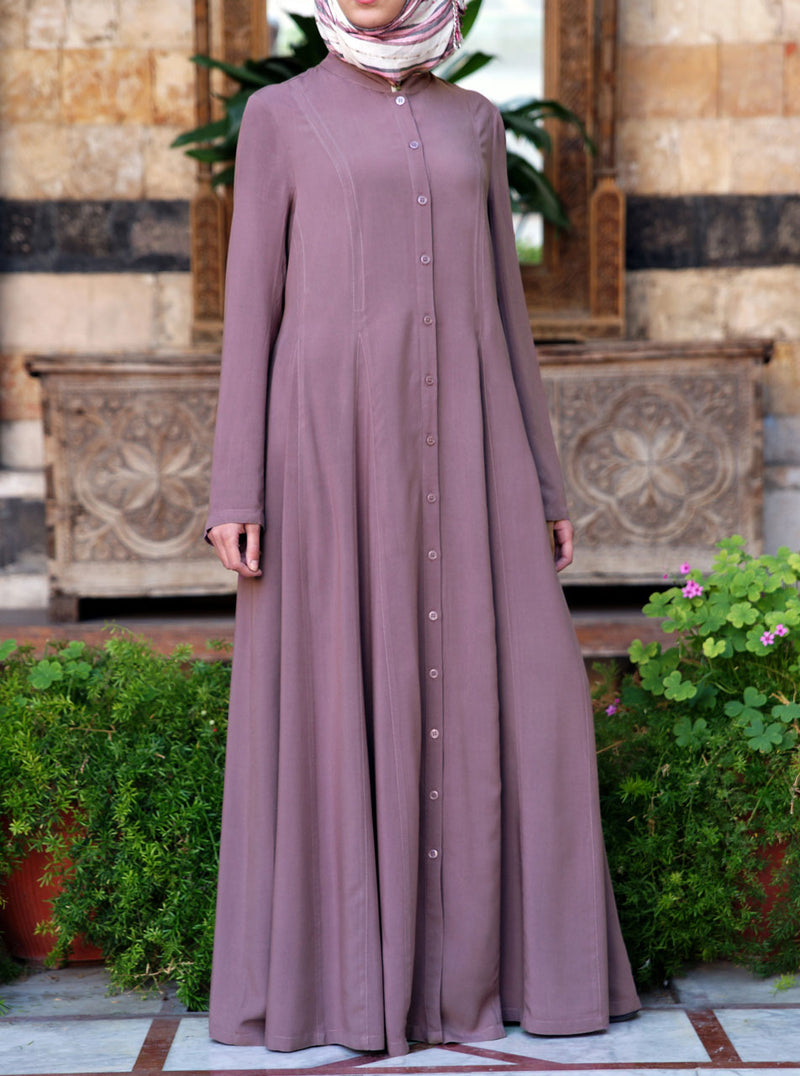 Shirt Dress with Godets