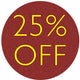 25% OFF
