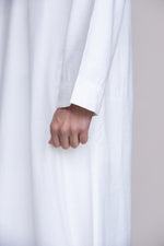 Twine Embroidered Thobe with Zipper