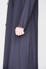 Wooden Button Thobe with Hoodie