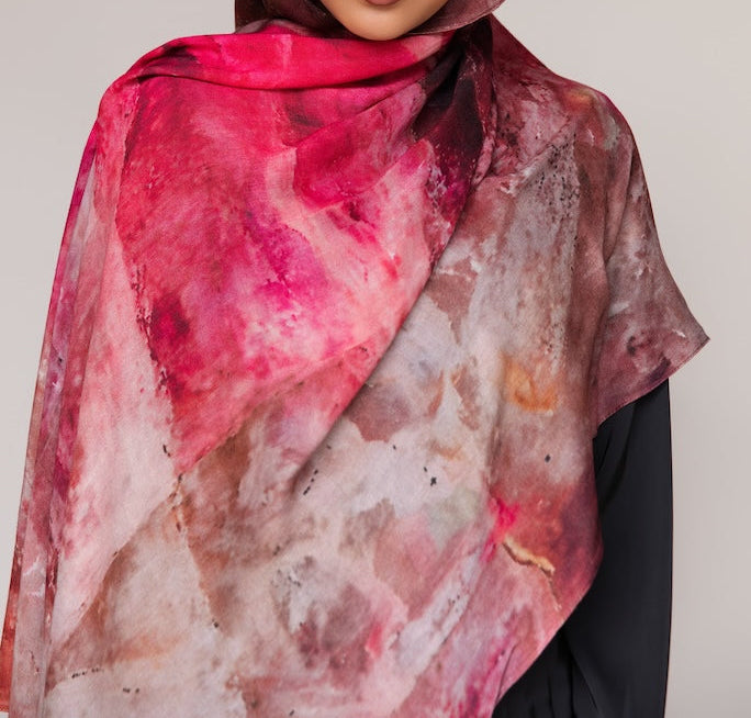 PRINTED MODAL - SAFFRON EMBER