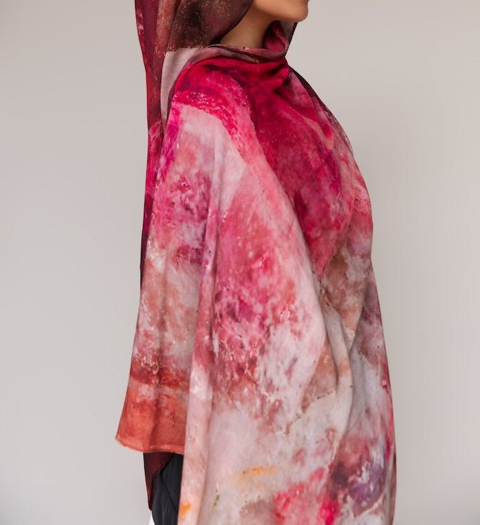 PRINTED MODAL - SAFFRON EMBER