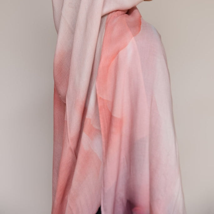 PRINTED MODAL - BLUSH HAZE