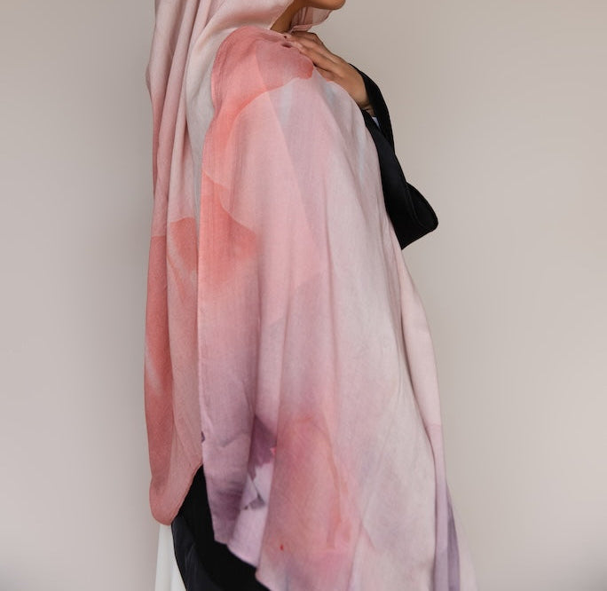 PRINTED MODAL - BLUSH HAZE