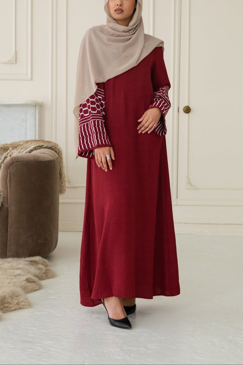 Najat Keffiyah Abaya - Rumaan