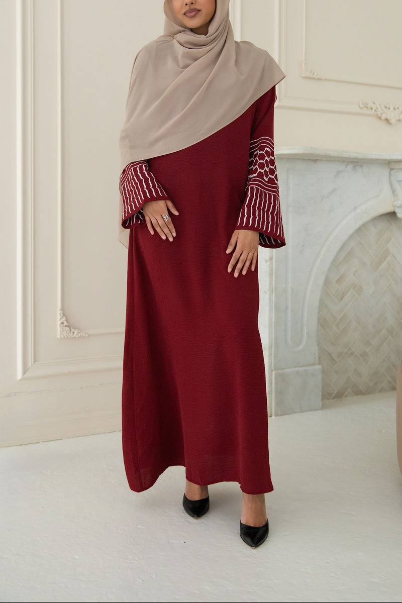 Najat Keffiyah Abaya - Rumaan
