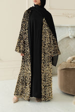 Ridaa Sequin Abaya - Liquid Gold