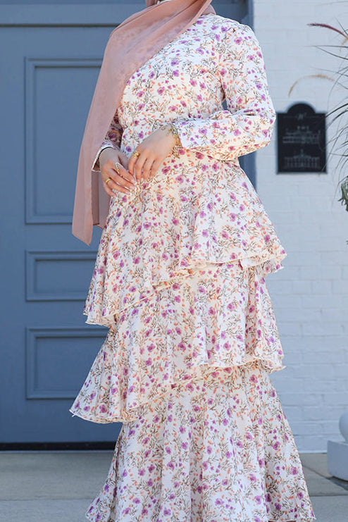Valencia Tiered Maxi-Floral Bloom