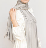 METAL GRAY Premium Jersey-AllScarves-Niswa Fashion