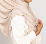 WHITE MOCHA Premium Jersey-AllScarves-Niswa Fashion