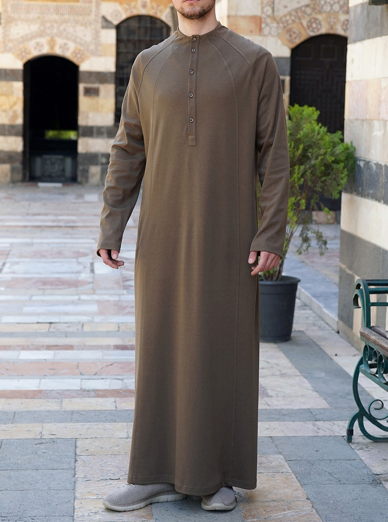 Raised Neckline Thobe