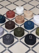 Mercerized Cotton Sandal Pleated Kufi