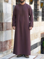Artistic Embroidered Thobe for Men – Special Occasion Islamic Wear