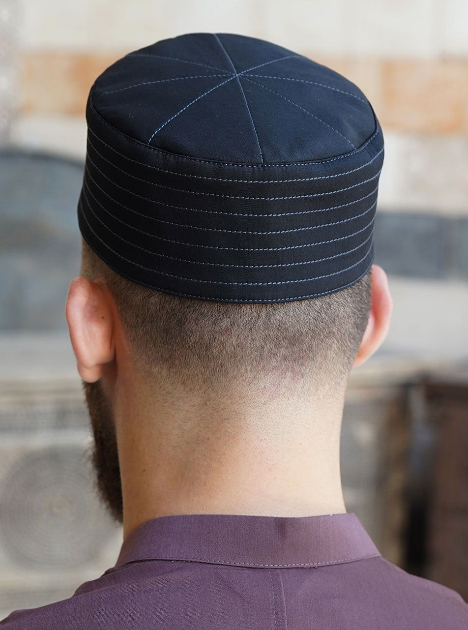 Mercerised Cotton Talib Kufi Hat Kufis Men Shukr Clothing