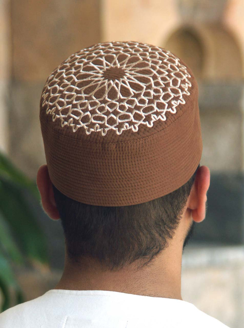 Geometrical Turban Kufi Hat