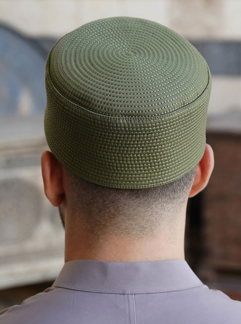 Circle Stitched Turban Hat