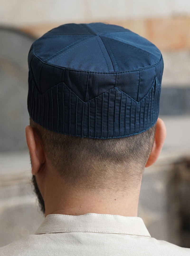 Chevron Pintucked Kufi