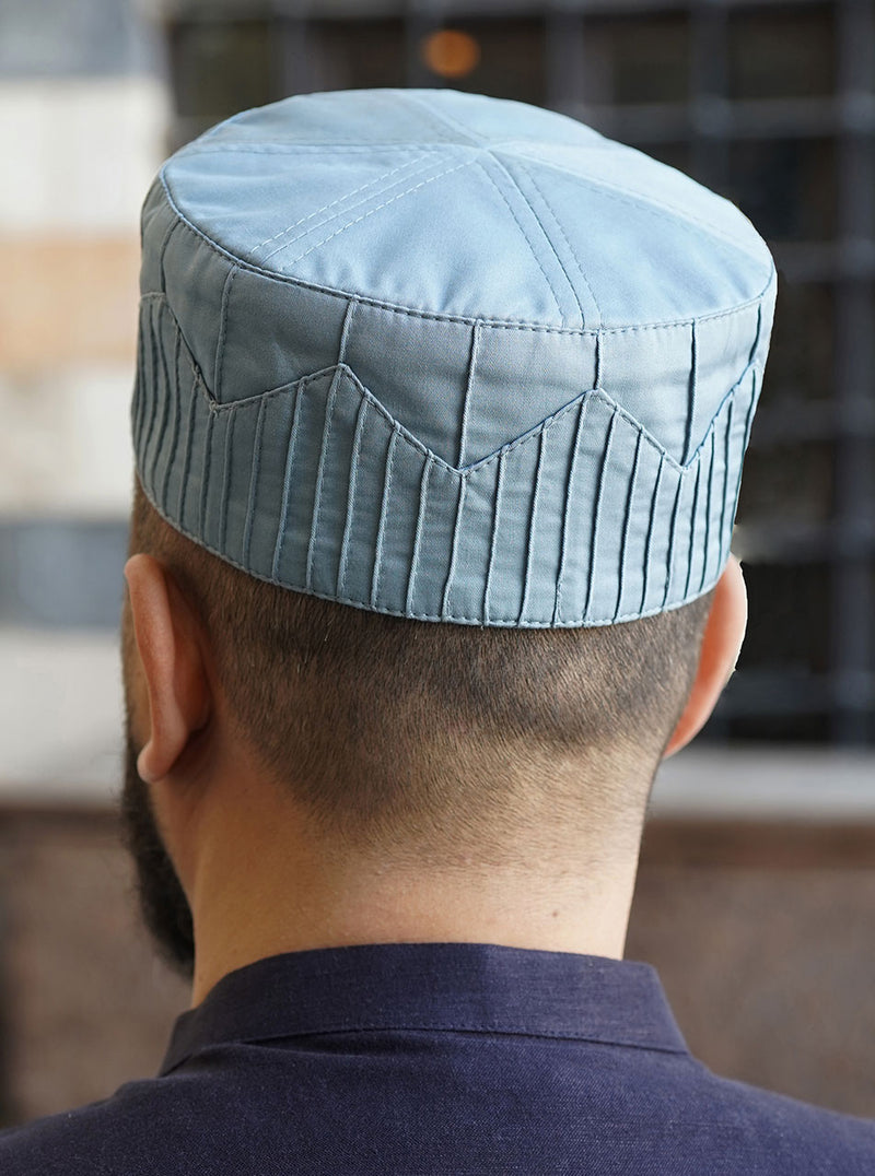 Chevron Pintucked Kufi