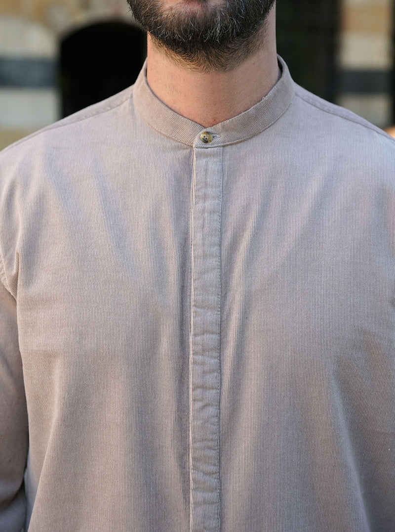 Side Vent Corduroy Shirt