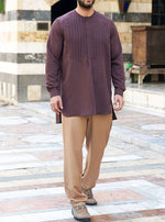 Pleated Extended Back Top