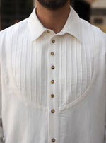 Curved Pintucked Section Top