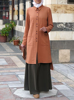 Extended Back Tunic with Pockets