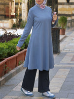 Brushed Cotton Flared Tunic