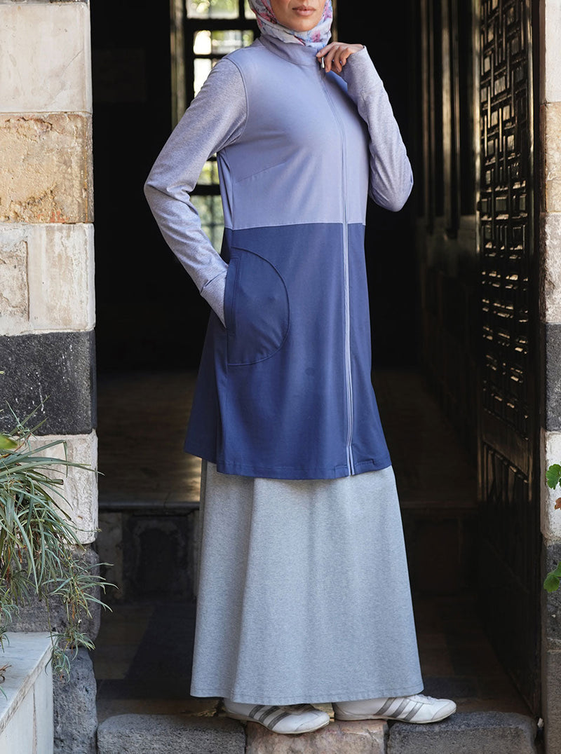 Active Zipped Opening Tunic