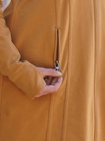 Topstitched Trim Zipped Tunic