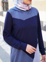 Angular Tri-Color Hoodie