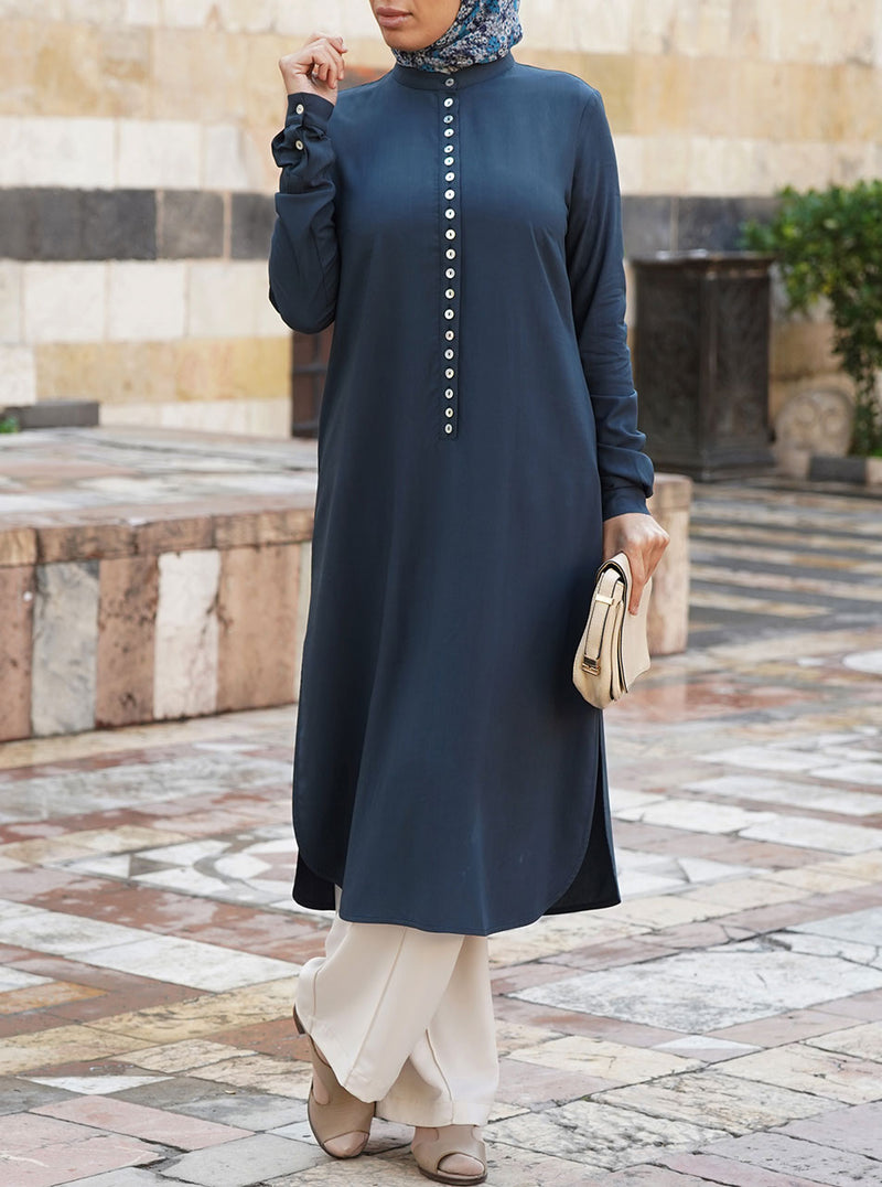 Mother of Pearl Button Tunic