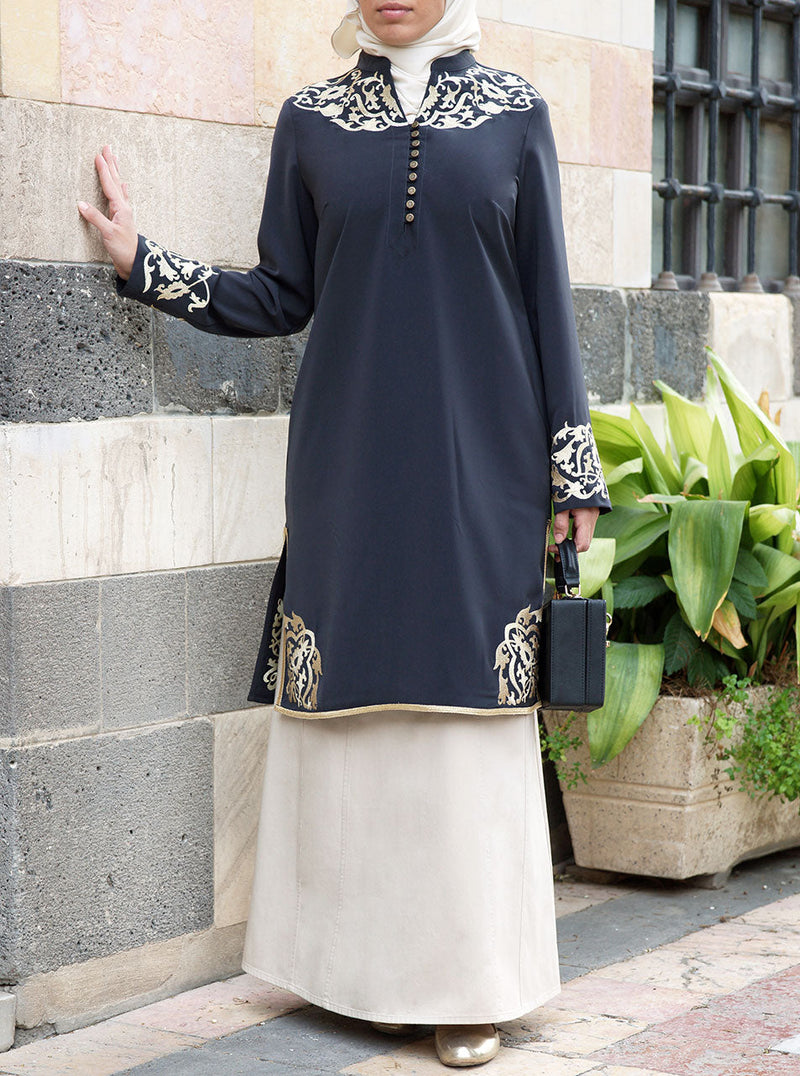 Regal Embroidered Tunic