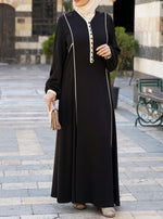 Bias Trim Rayon Abaya
