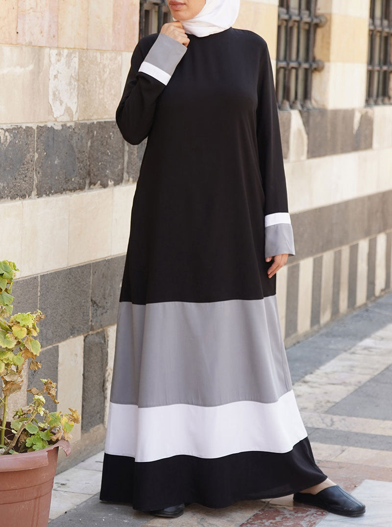 Inari Striped Abaya