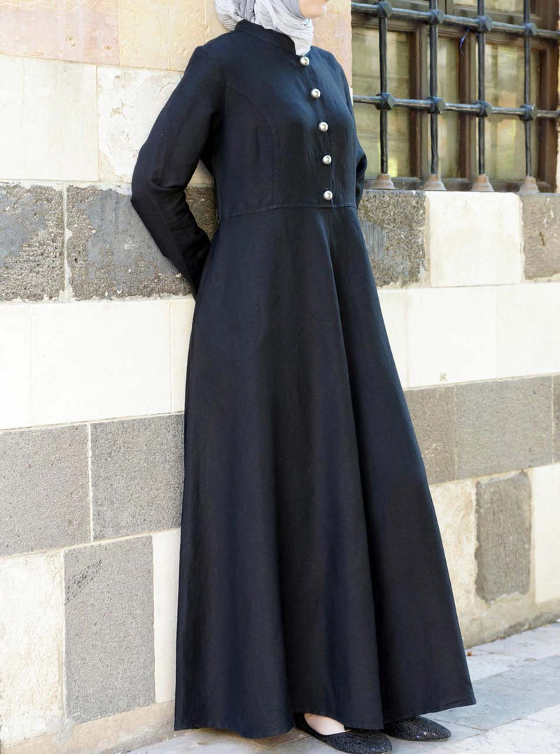 Ubayda Linen Abaya