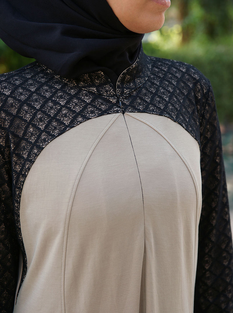Zahra Lace Abaya Gown