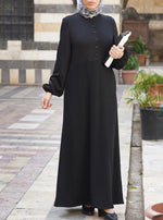 Lace Skirt Overlay Abaya