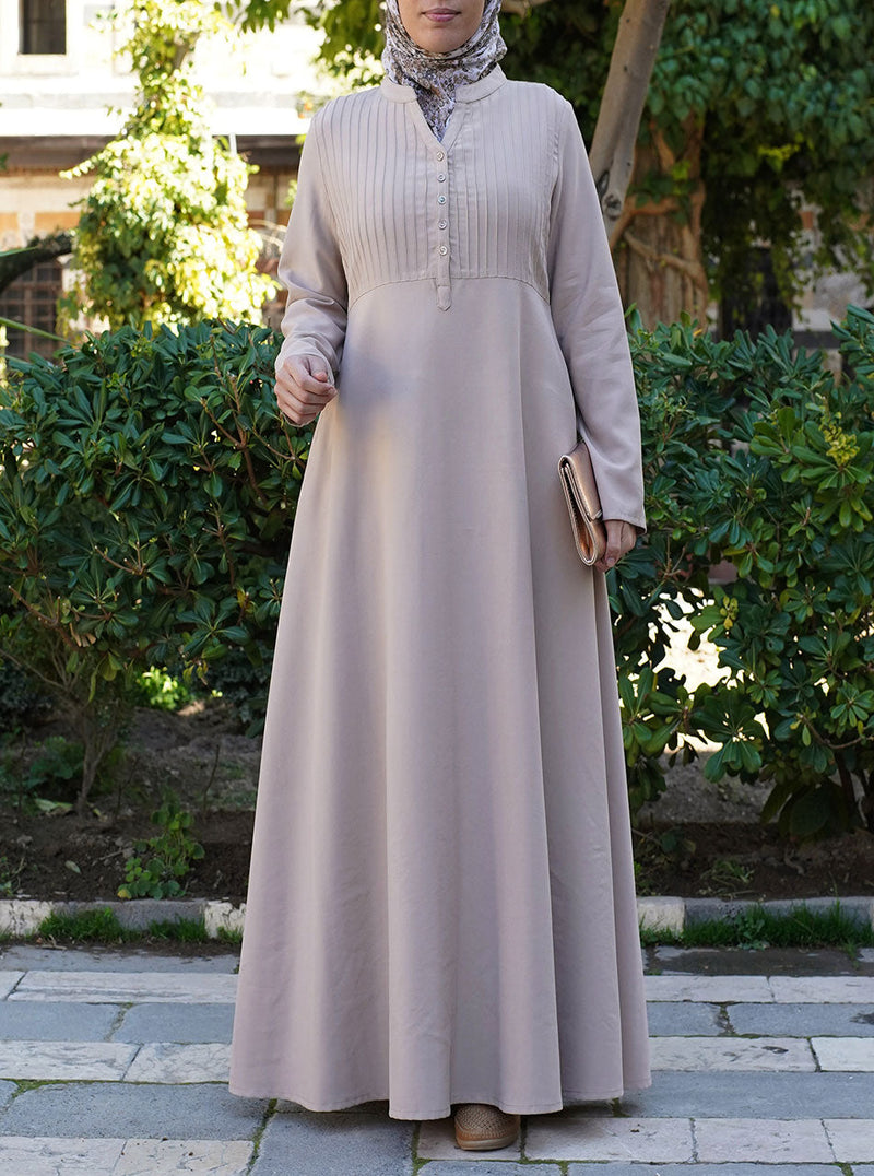 Fine Pleats Abaya