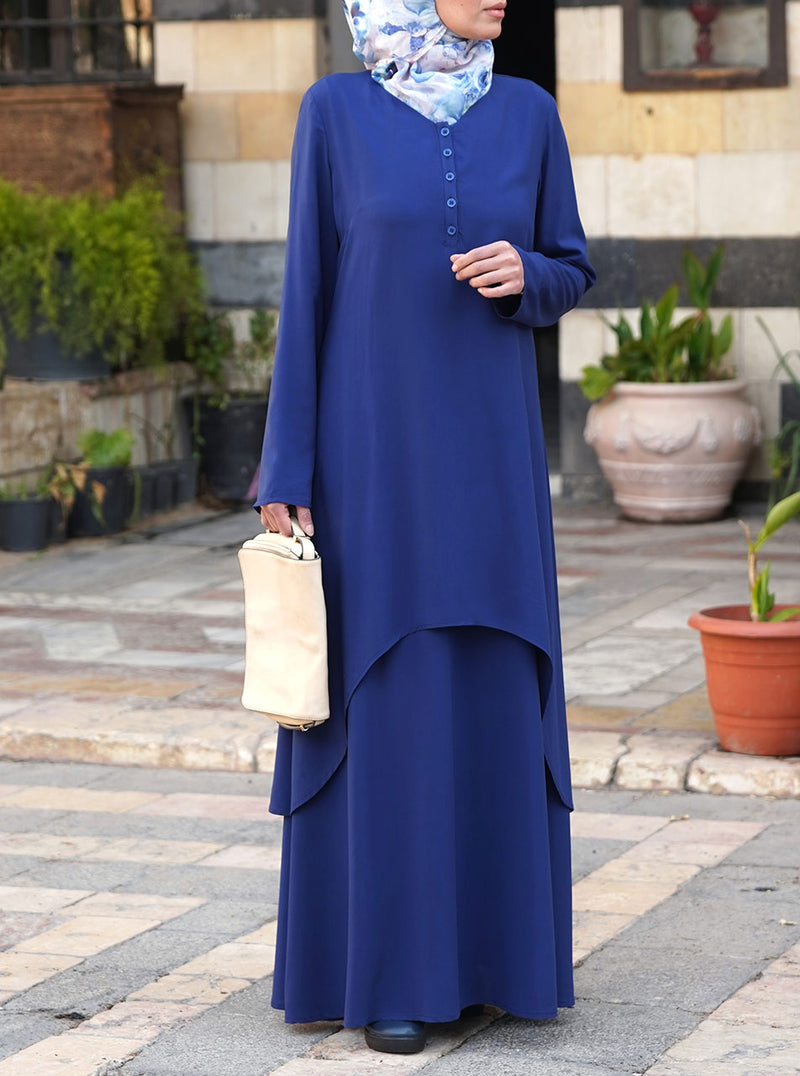Rayon Double Layered Abaya
