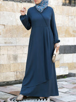 Double Layered Pleated Abaya