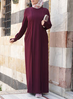 Faux 2-Layer Abaya
