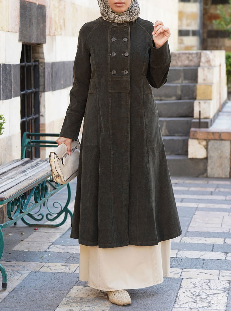 Day Off Corduroy Duster Jacket